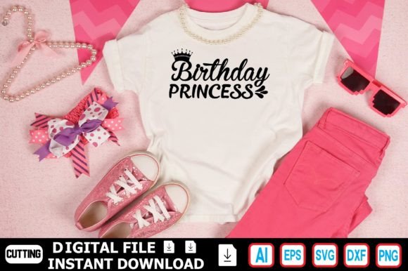 Birthday Princess: Premium Graphics for Freebies