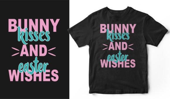 Bunny Kisses Graphics for T-Shirt Designs