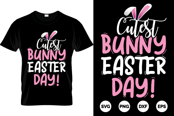 Cutest Bunny Easter Graphics & Print Templates